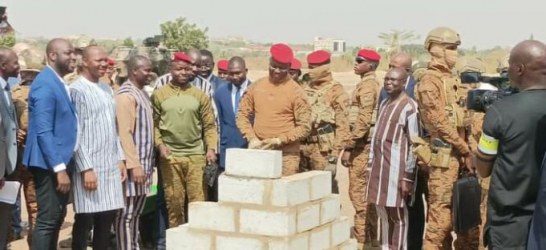 Economnie : Le capitaine Ibrahim Traoré a lancé le chantier de la première raffinerie d’or du Burkina