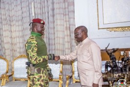 Politique : Guillaume Soro reçu par le Président de la Transition du Burkina Faso